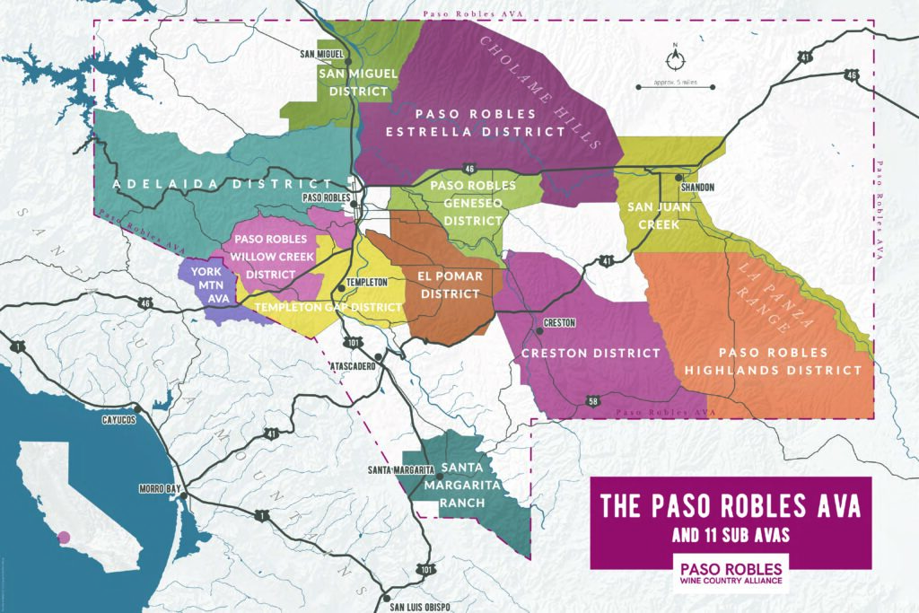 Paso Robles Wine Map FrontandBack Small Pdf 1024x683